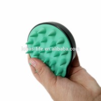 Soft silicone cleansing massage brush for pet dog