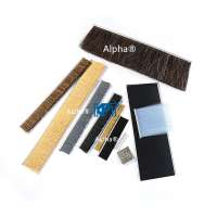 Customized strip brush from 2.5 to 13 mm house hair abrasive Nylon wire filament for option Brush Strip